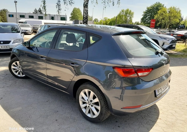 Seat Leon cena 54900 przebieg: 123000, rok produkcji 2019 z Pieniężno małe 596